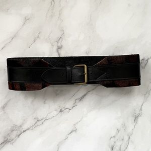Mid or high waisted statement belt